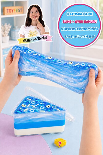 TOYFEST Jelly Cakes Iceberry Chill Squishy 3 Katmanlı Sıkmalık