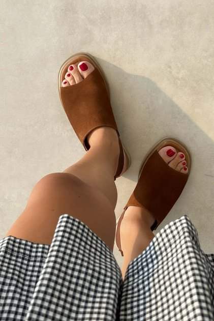 Next Taba Genuine Leather Sandals