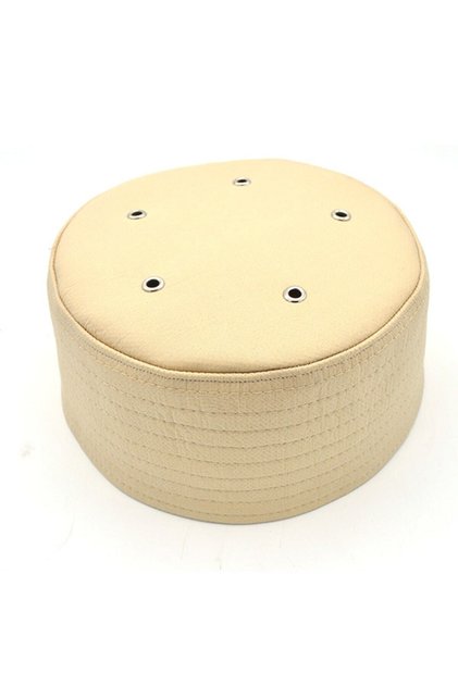 Perforated Mold Prayer Skullcap with Rivets
