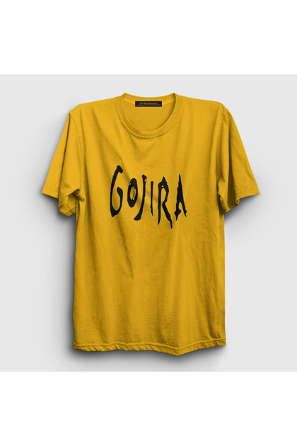 Unisex Yellow Logo Gojira T-shirt 52862tt