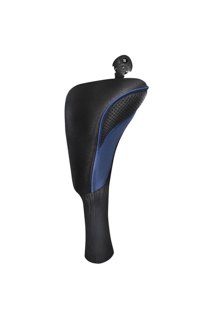 Blue 1pc 1 Pack Golf Club Head Covers for Woods Hybrids Long Neck Golf Clubs Headcovers with Interch