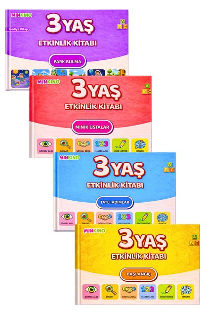 3 Yaş Etkinlik Setim | 4 Kitap Bir Arada