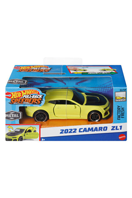 HOT WHEELS Pull-Back Speeders 1:43 Arabalar 2022 Camaro ZL1 HWH46