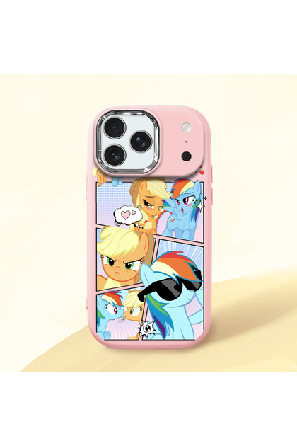 Pink Silicone Case with Shock-Absorbing Camera Protections Compatible with iPhone 17 Pro