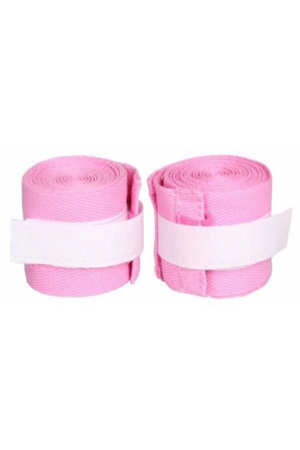 Bandaje de box, nailon, roz