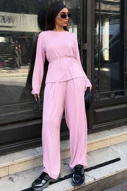 Pink Lycra Modal Shalwar Suit Mg2784
