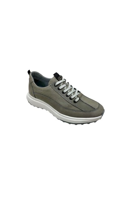 Men's Lace-Up Genuine Leather Nubuck Gray Inner Leather Lining Eva Sole Casual Shoes