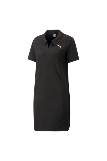 Women HER Polo Dress - Black