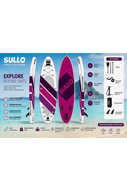 Intex Aqua Quest 240 Şişme Sup Paddle Board Set Kürek Sörfü