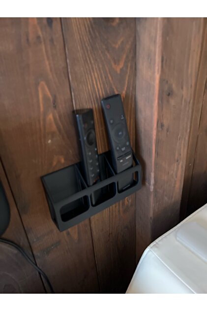 3-Piece Wall-Mounted Remote Control Organizer - Television and Air Conditioner Remote Control Hanger - Adhesive