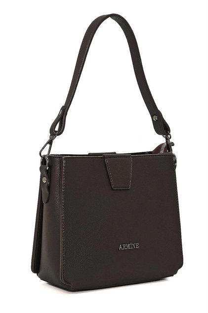 Stylish Brown Shoulder Strap Modern Bag Convenient Shoulder Bag for Everyday Use