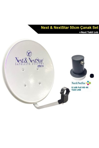 50cm Ofset Çanak Anten + Tekli LNB