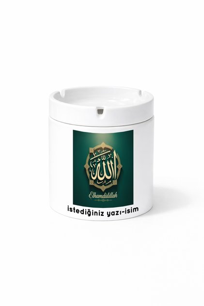 Islam Islamicism Alhamdulillah Alhamdulillah Printed Ash Tray Ashtray Gift