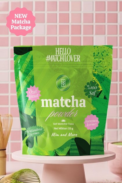 Pure Matcha Powder - Saf Matcha Tozu Doypack 25 gr