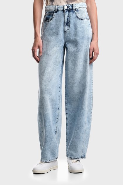 Relaxed Fit High Waist Wide Leg Jeans Jeans Pants Ew004409 Af21085 Mb003