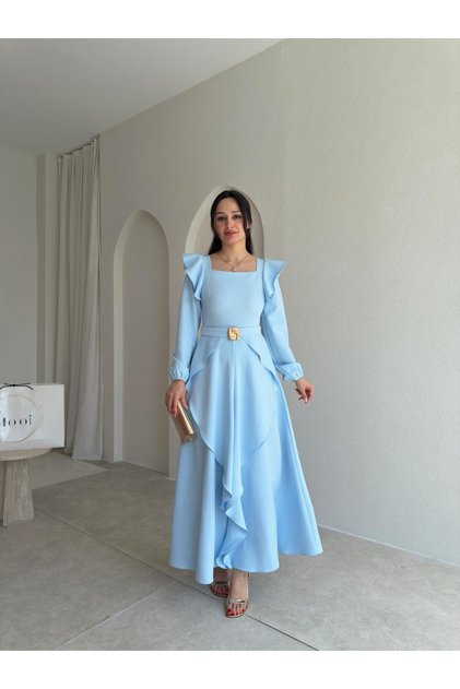 FAURA Maxi Elbise 6954 - Bebe Mavisi