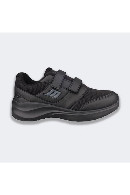 Rahat Bağcıklı Günlük Spor Ayakkabı Kadın Siyah Fileli Sneaker Konforlu Ayakkabı