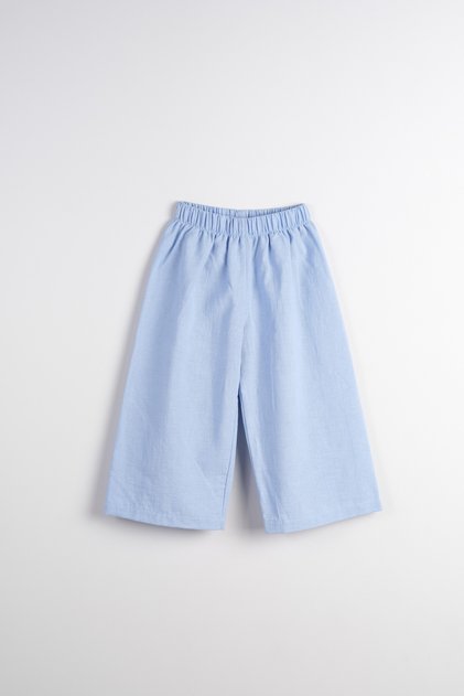 Linen / Cotton Loose Fit Unisex Kids' Trousers