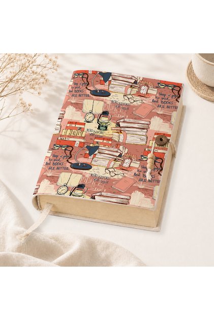 Floral Book Sleeve, Embroidered Look Cover, Cottagecore Reader Pouch (A5 Books)