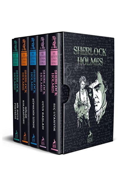 Sherlock Holmes 5 Kitap Özel Baskı Ciltli Set