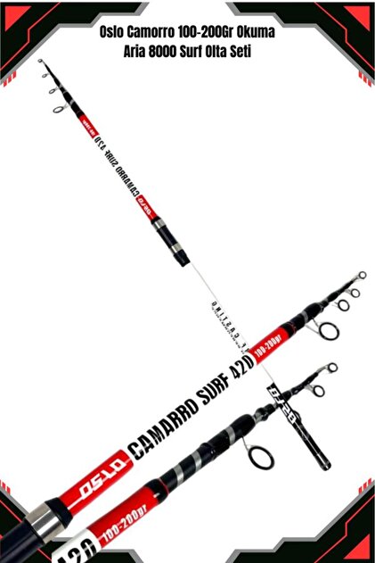 Oslo Camarro 420cm 100-200gr Aria 8000 Surf Casting Olta Seti