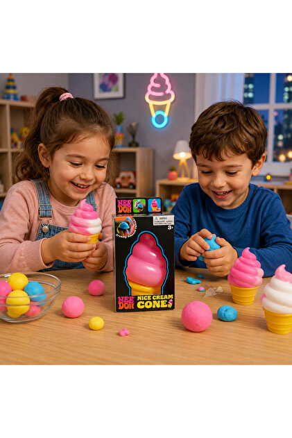 HEY GİDİ GİFT NeeDoh Nice Cream Cone Squishy Oyuncak Stres Topu