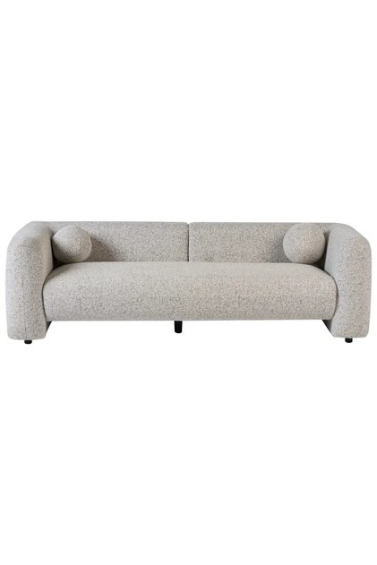 Produs recondiționat Canapea cu 3 locuri Re-Bloom Leiren, textil/eucalipt, 224x87x66 cm, bej
