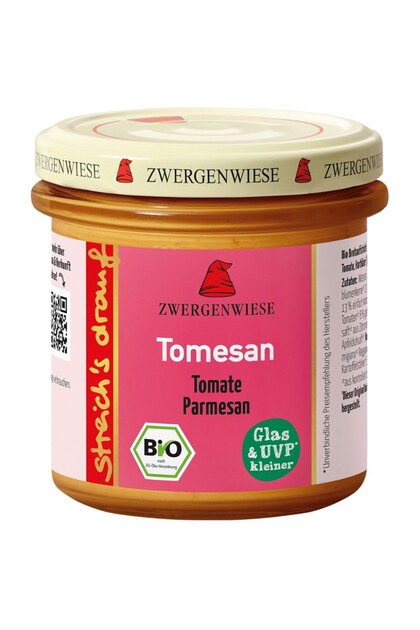 Crema tartinabila Tomesan cu tomate si parmezan fara gluten,
