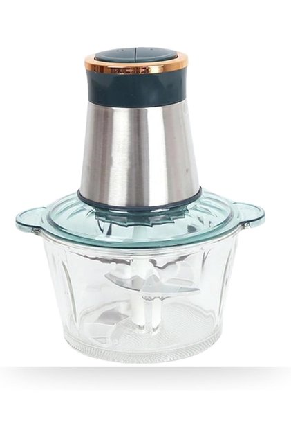 Electric Meat Grinder & Food Chopper 3.5L, 1000W, Glass Bowl, 4 Blades, 2-Speed Control