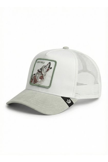 . Suede Wolfe Trucker Cap