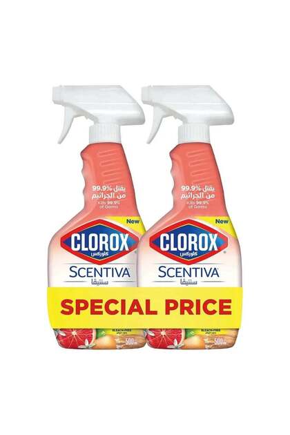 Scentiva Bleach Free Multi-Surface Cleaner With Madagascar Citrus Grove Scent- 2X500ml