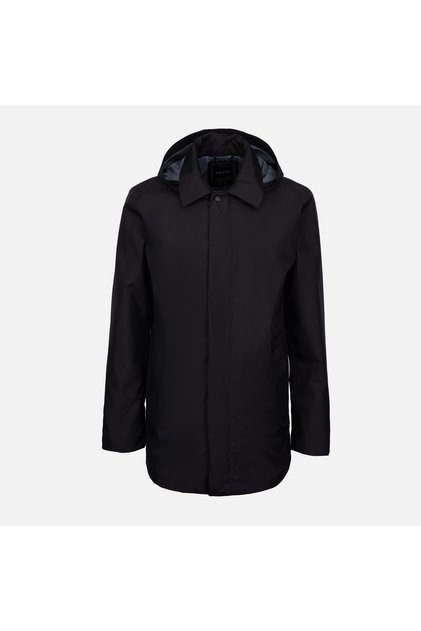 Parka neagră pentru bărbați Doray