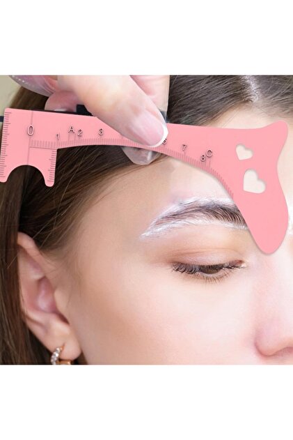Multi-Functional Eyebrow Stencil and Makeup Ruler – Eyebrow Shaping, Eyeliner, and Lip Line Assistant