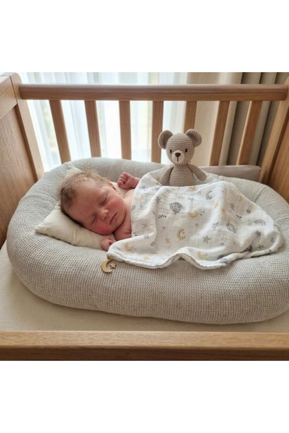 Summer Printed Single Layer Muslin Fabric Multi-Purpose Baby Swaddle Blanket