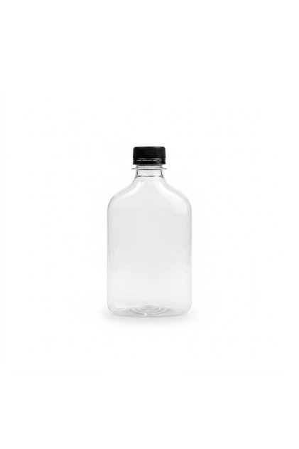 Clear Plastic Cold Brew Bottles with Black Lid 300ml – Pack of 12