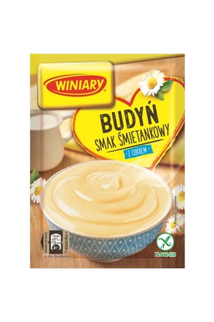 Budinca cu aroma de smantana, 60g, set 4 portii