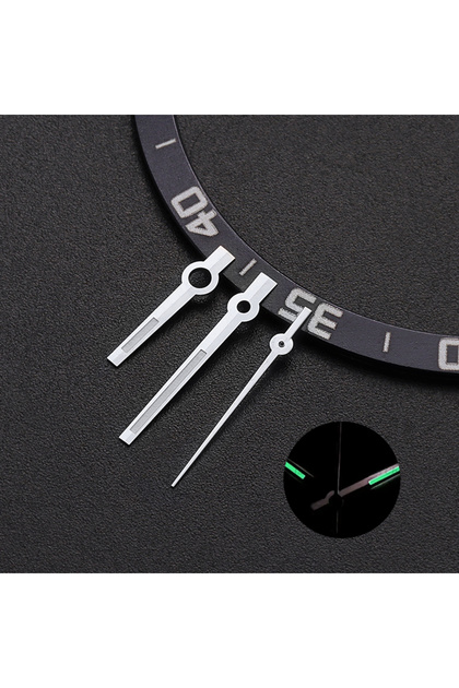 Silver Silver Needles NH35 NH36 Watch Aiguille Hands C3 Super Lume Pointer Baton Style Datejust Hand