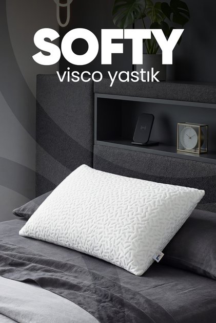 Softy Ortopedik Visko Yastık Boyun Destekli 60 x 40 x 15