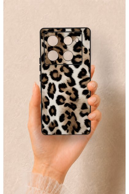 Infinix Note 40 Pro Compatible Leopard Skin Pattern Silicone Case