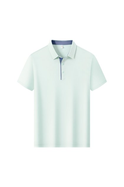 Arw86299 Seri̇ntutan--High Quality Snap Fastener Men's Polyamide Polo Collar Tshirt