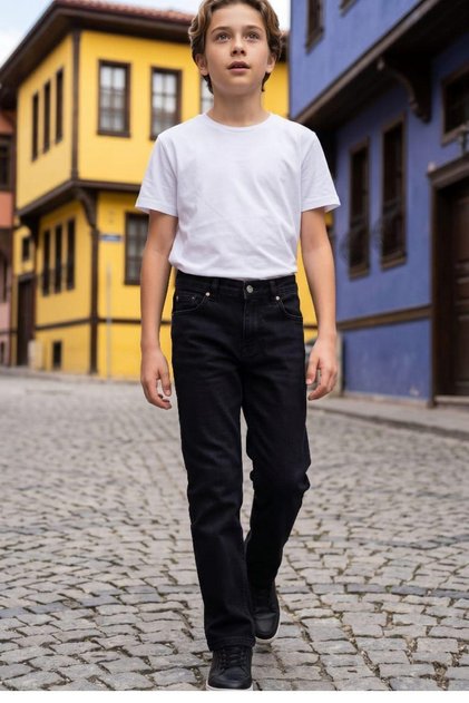 Boy's Lycra Jeans Pants Pnt6012