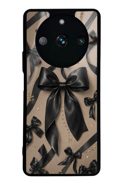 Realme 11 Pro Midnight Bow Design Glossy Phone Case