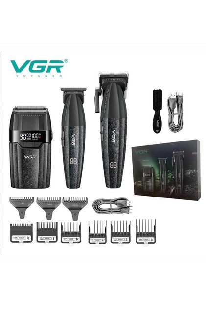 VGR -V-640 S3 Profesyonel Kablosuz Saç ve Sakal Kesme Makinesi – 3