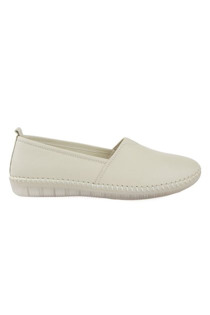 Leather Women's Shoes Dg6097 Beige