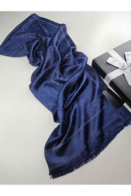 Luxury Glittery Cashmere Silk Soft Shawl Hijab Foulard Scarf Shawl C Pattern 70 X 200 cm