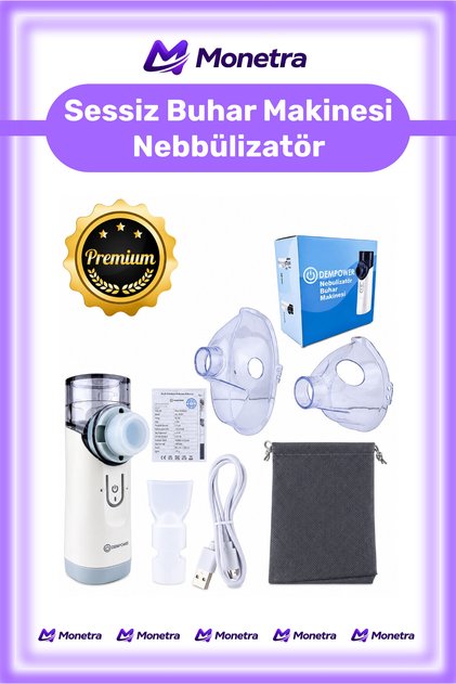 #Nebulizatör Taşınabilir Tıbbi Atomizer Inhalatör Sessiz Inhaler Nemlendirme Verimli Nebulizatör