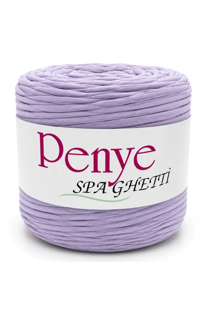 Oxford Combed Cotton Spaghetti T-Shirt Yarn Combed Cotton Yarn 600 Gr – Bag Basket Yarn 032 Lilac
