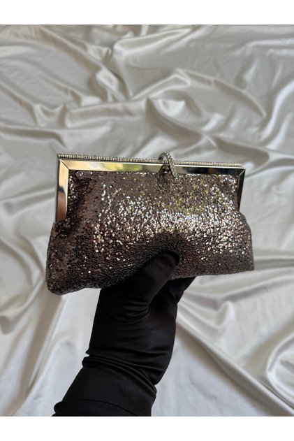 Venom Model Wedding Engagement Evening Dress Bag Platinum