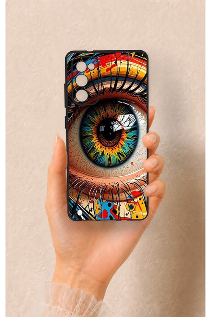 Samsung S20Fe Compatible Colorful Eye-Pop Patterned Silicone Case