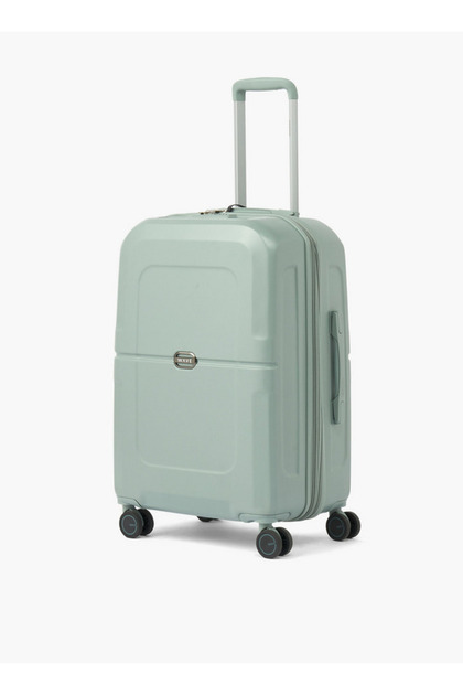 Solid Hardcase Luggage Trolley with Retractable Handle - 24 inches Check-In Bag
